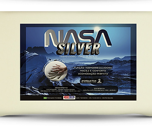 Travesseiro Nasa Silver - MASKEL