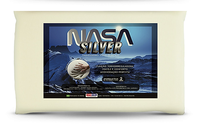 Travesseiro Nasa Silver - MASKEL